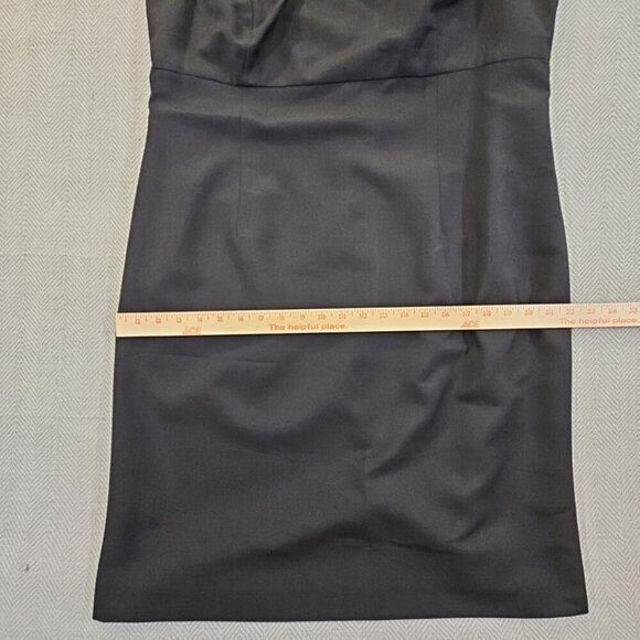 Nine & Co. Suit Separates Midi Dress Size 16 Black Sleeveless EUC Old Money - Picture 6 of 12